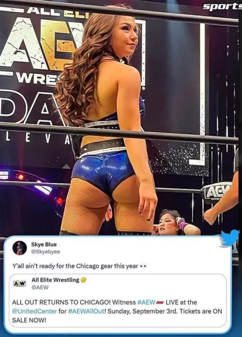 Skye Blue hyping up Sep.3rd by KingOVhell82