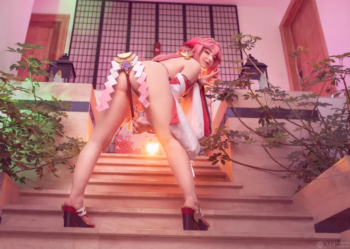 Yae Miko ( Genshin Impact ) by Mikomi Hokina by gabanviii