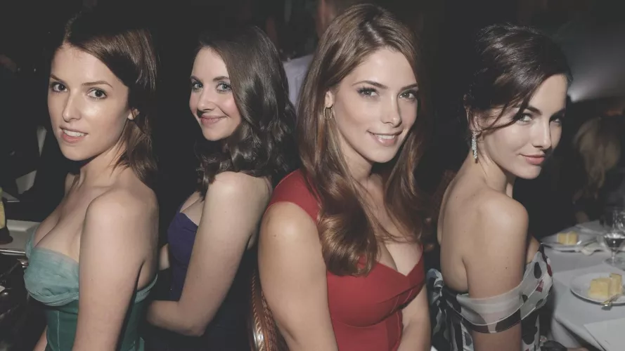 Anna Kendrick, Ashley Greene, Camilla Belle and Alison Brie. by Frilledwink319