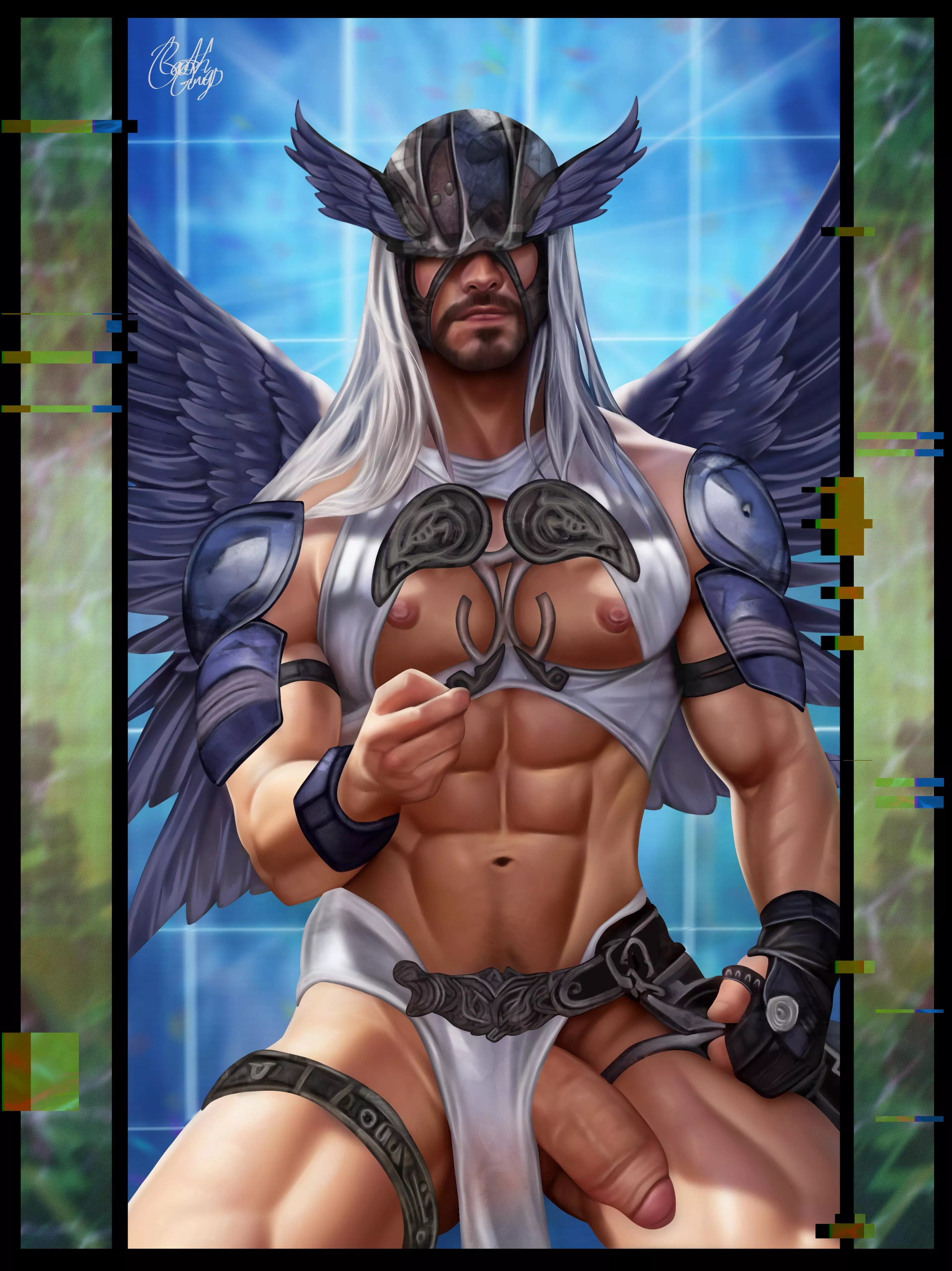 (Digimon) Angewoman/ Genderbend posted by GayNSFWErosTarotArt