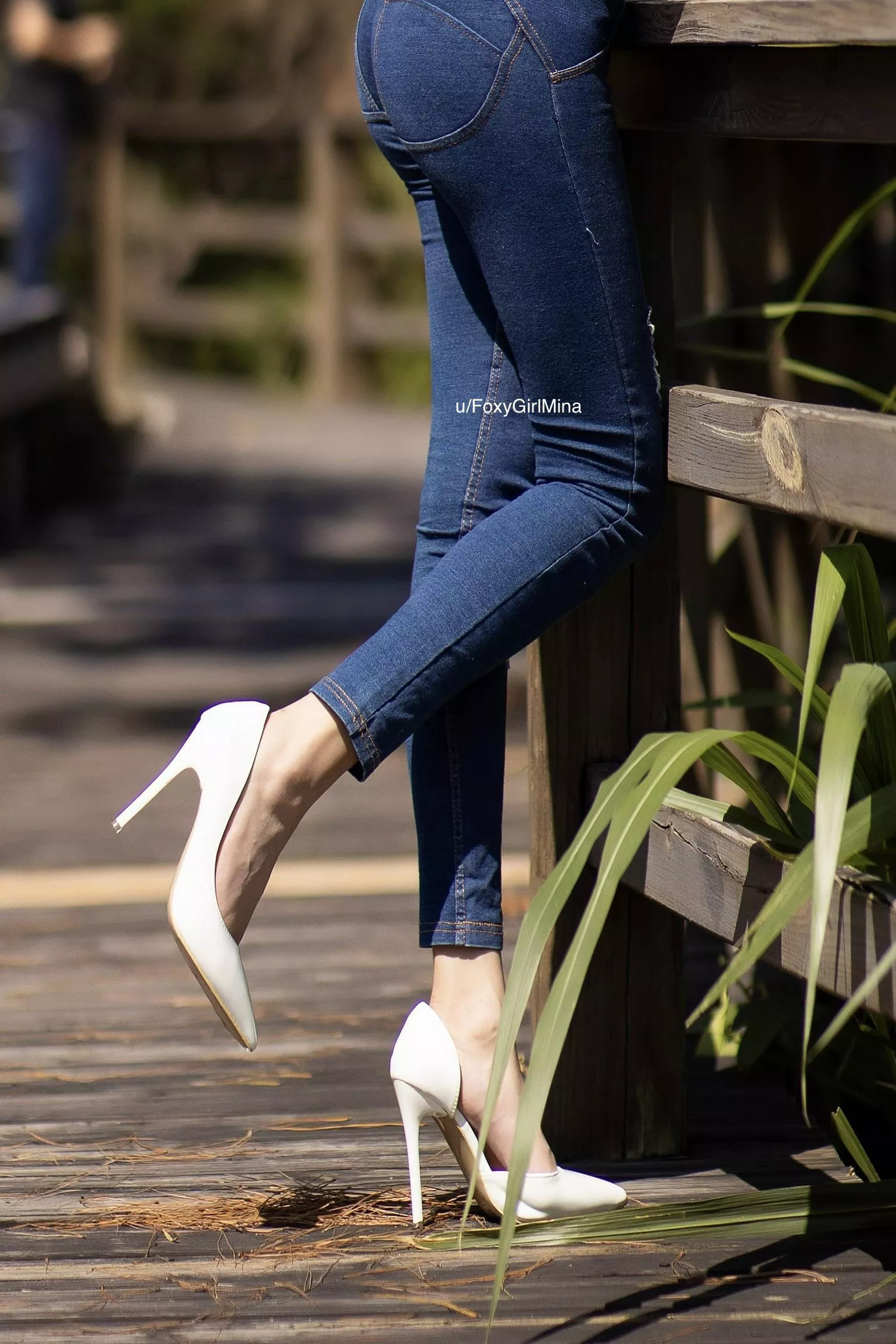 Heels with jeans are such a good combo. posted by FoxyGirlMina