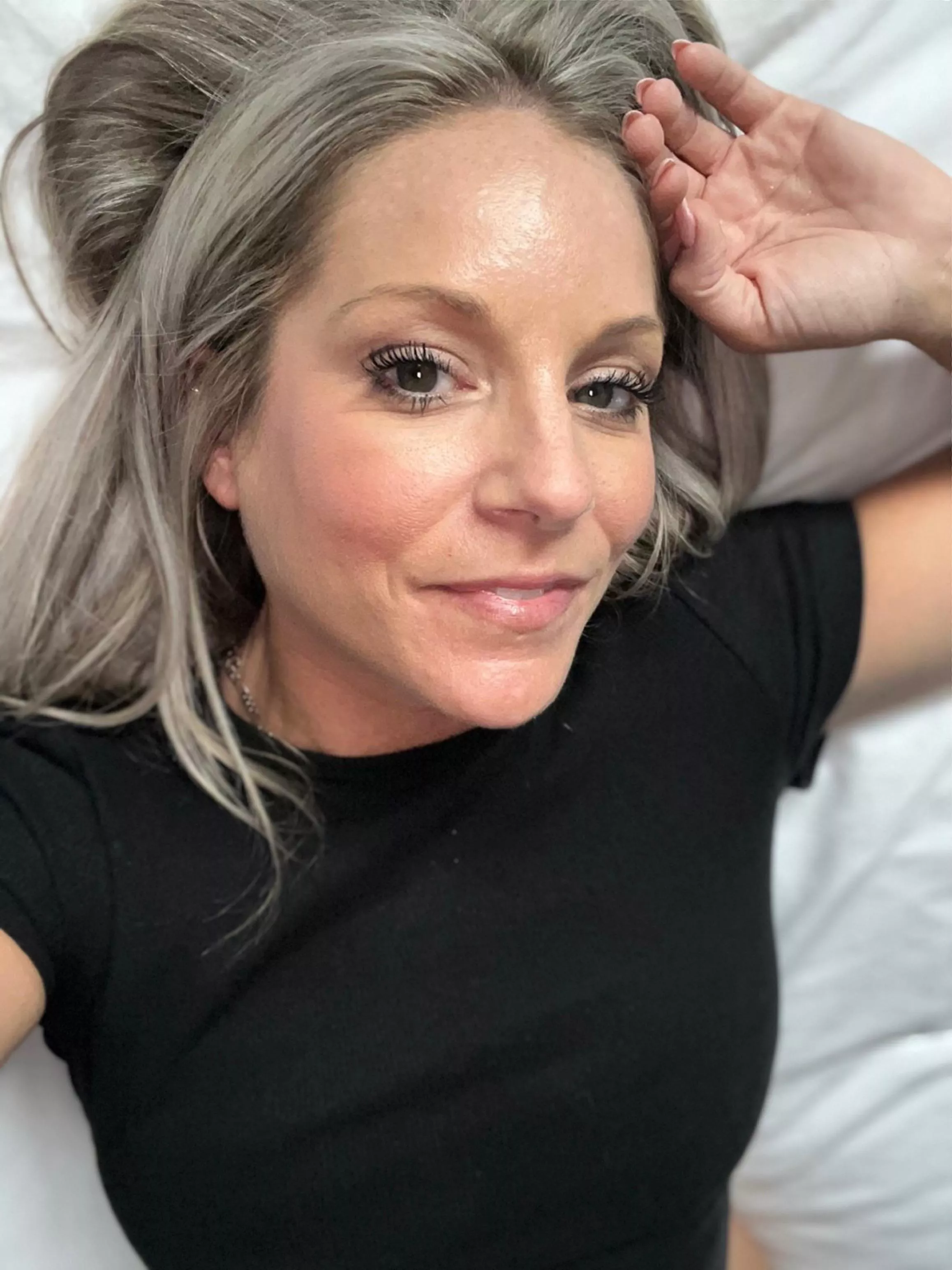 I didn’t fall down, my bed needed a hug posted by therealvesperviolet