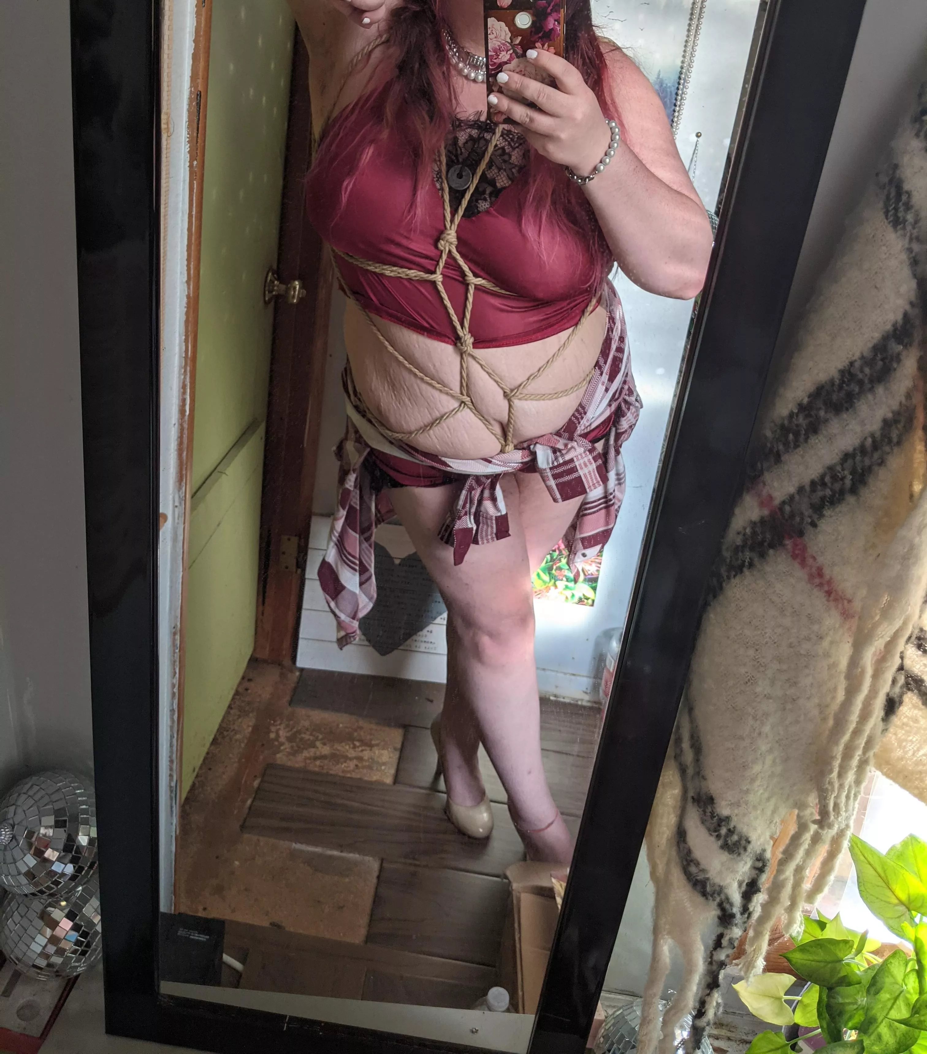 Leslie Thorp Rope Bunny has curves that can only be tamed by rope, and maybe a powerful Dom posted by grlsNprls
