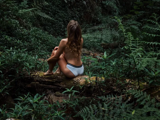 Soaking up some forest goodness by Rileyjademodel