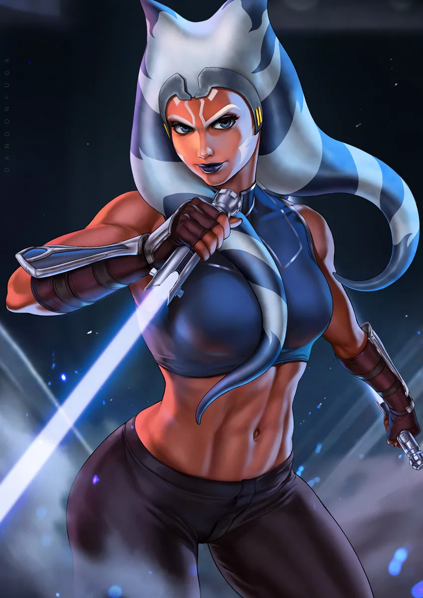 This was too much for the Star Wars subreddit 😂 Ahsoka, drawn by (@dandonfuga) posted by PervertedHisoka