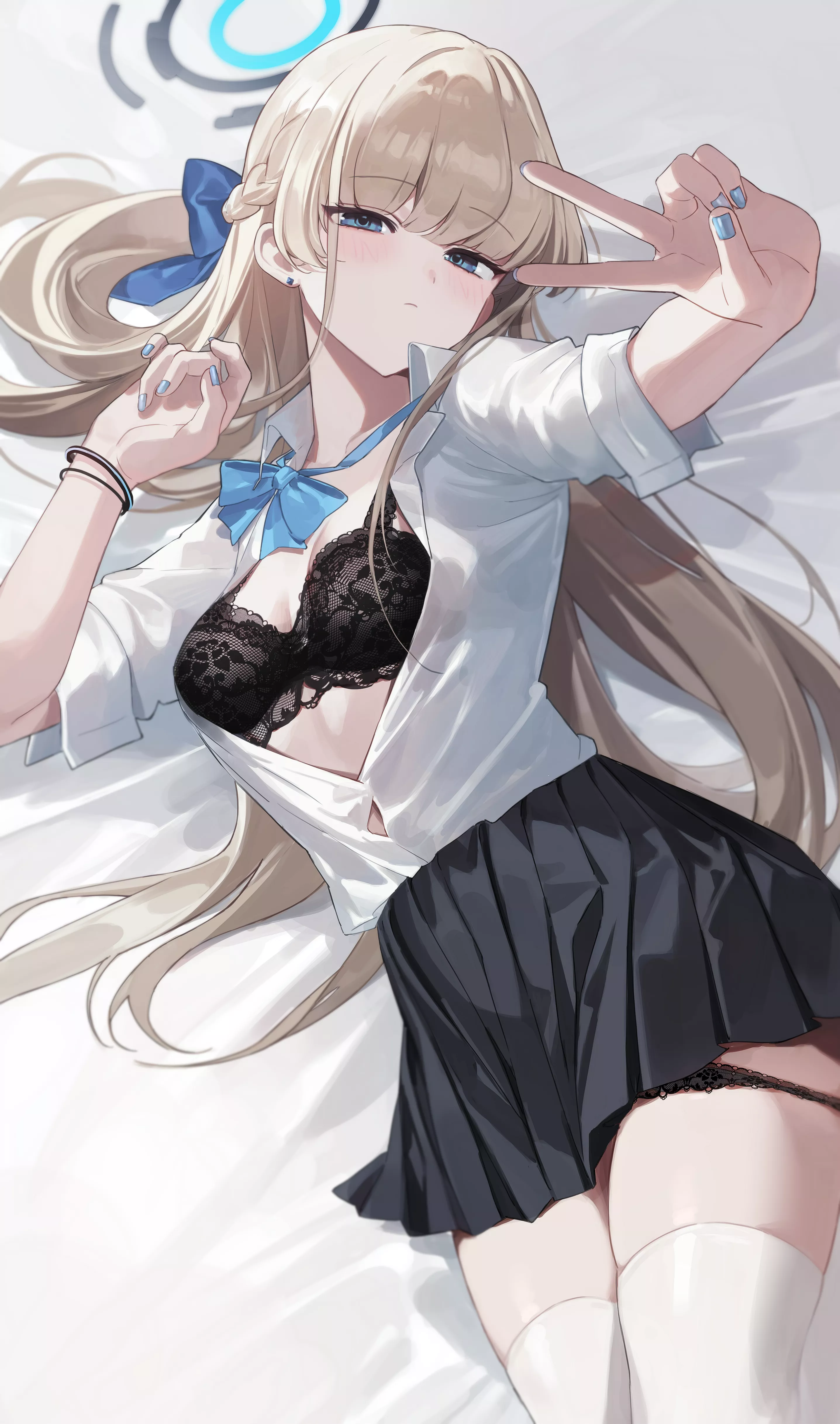 Toki's unbuttoned shirt [Blue Archive] posted by epicgirlwithpp