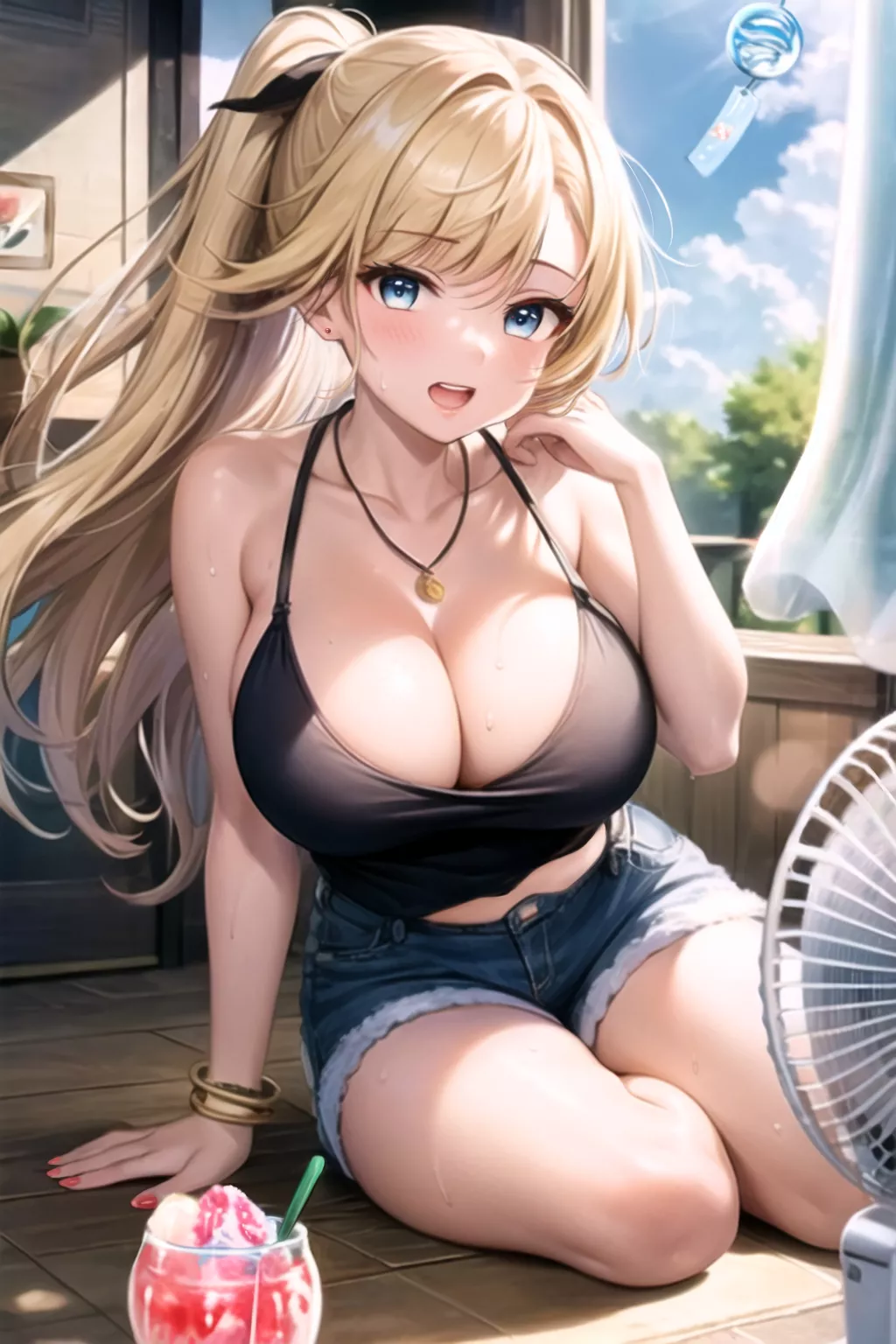 Trying to Cool Off posted by CheetahSperm18