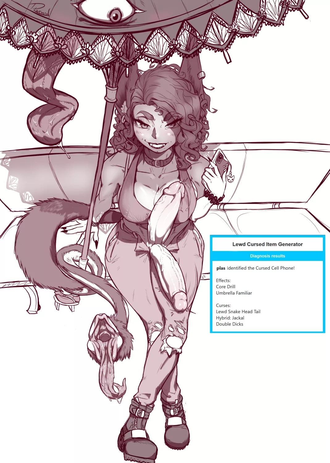 Cursed Item Shindan (Plasmidhentai) posted by sir_kiwi_bird