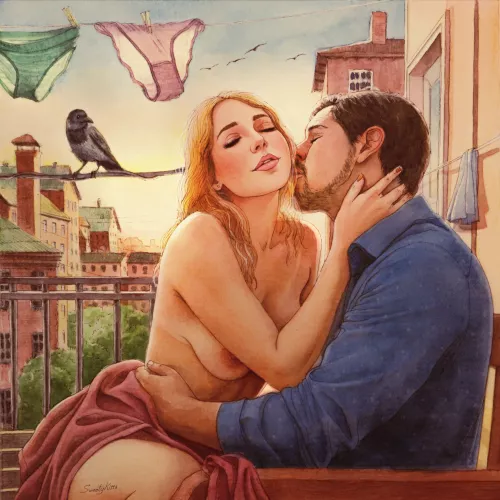 'It will be a hot day' by SweetyKissa