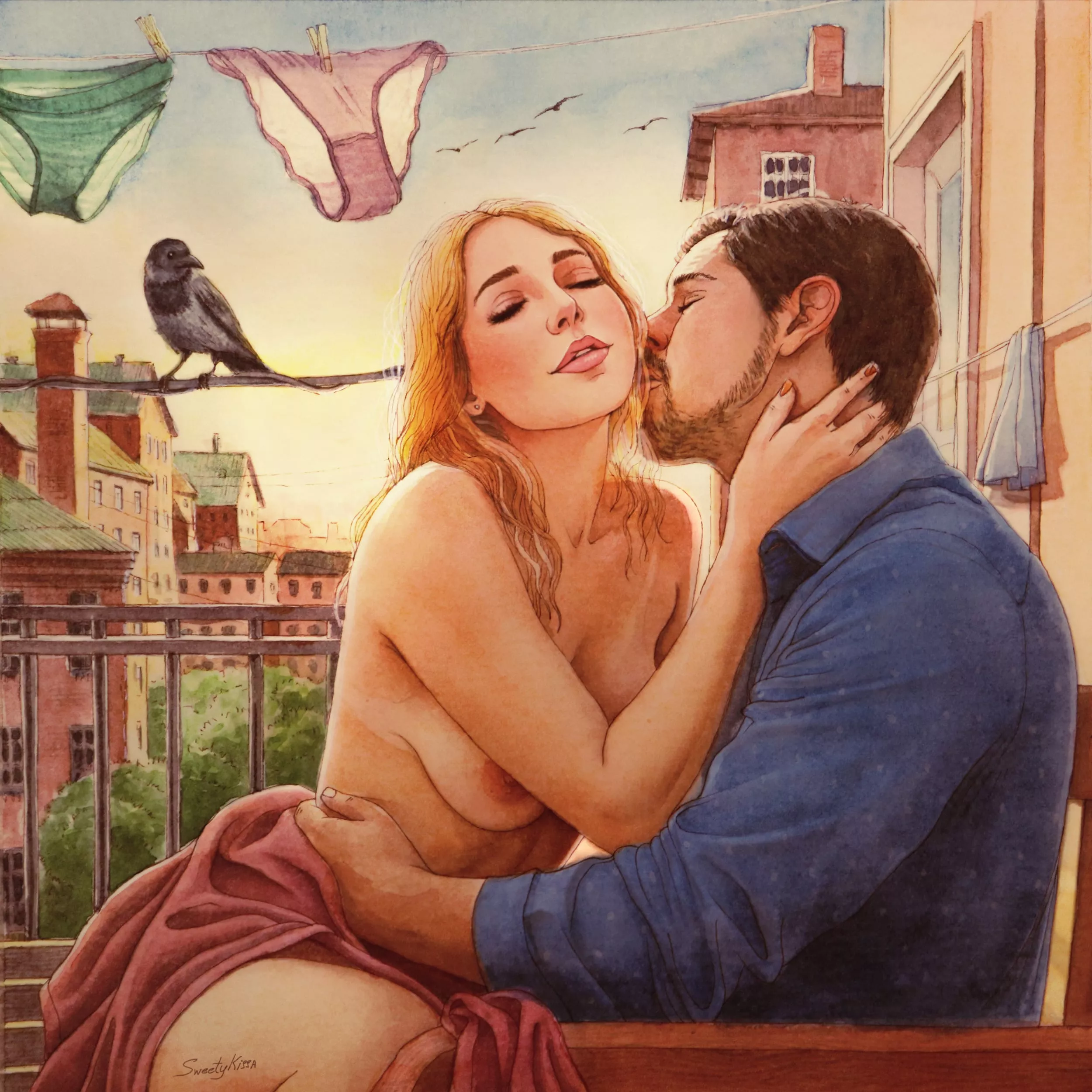 'It will be a hot day' posted by SweetyKissa