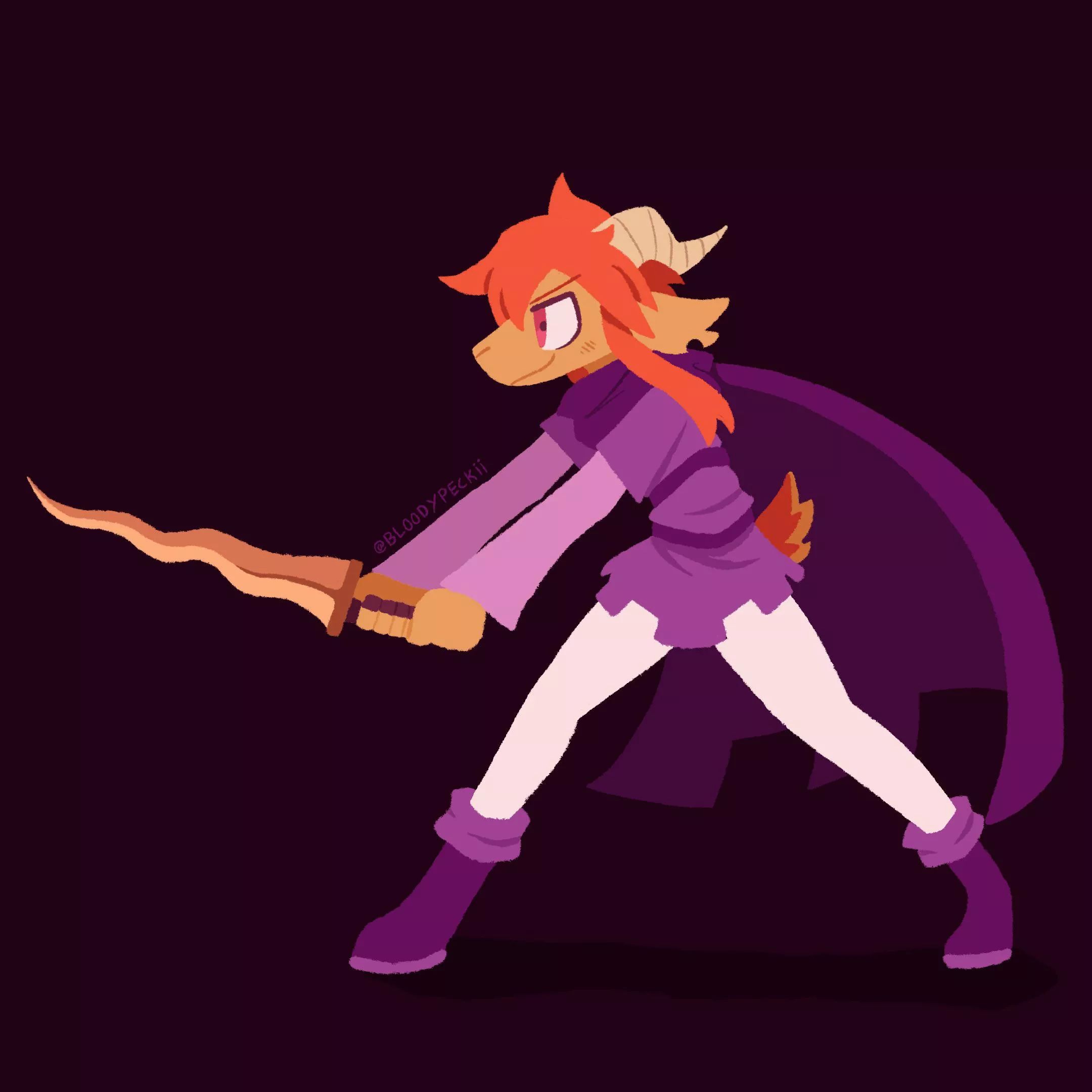 [OC] Lineless Attempt! posted by BloodyPeckii