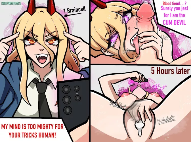 Power Hypnotized(Chainsaw Man)[Kriewald] by Kriewald-Art