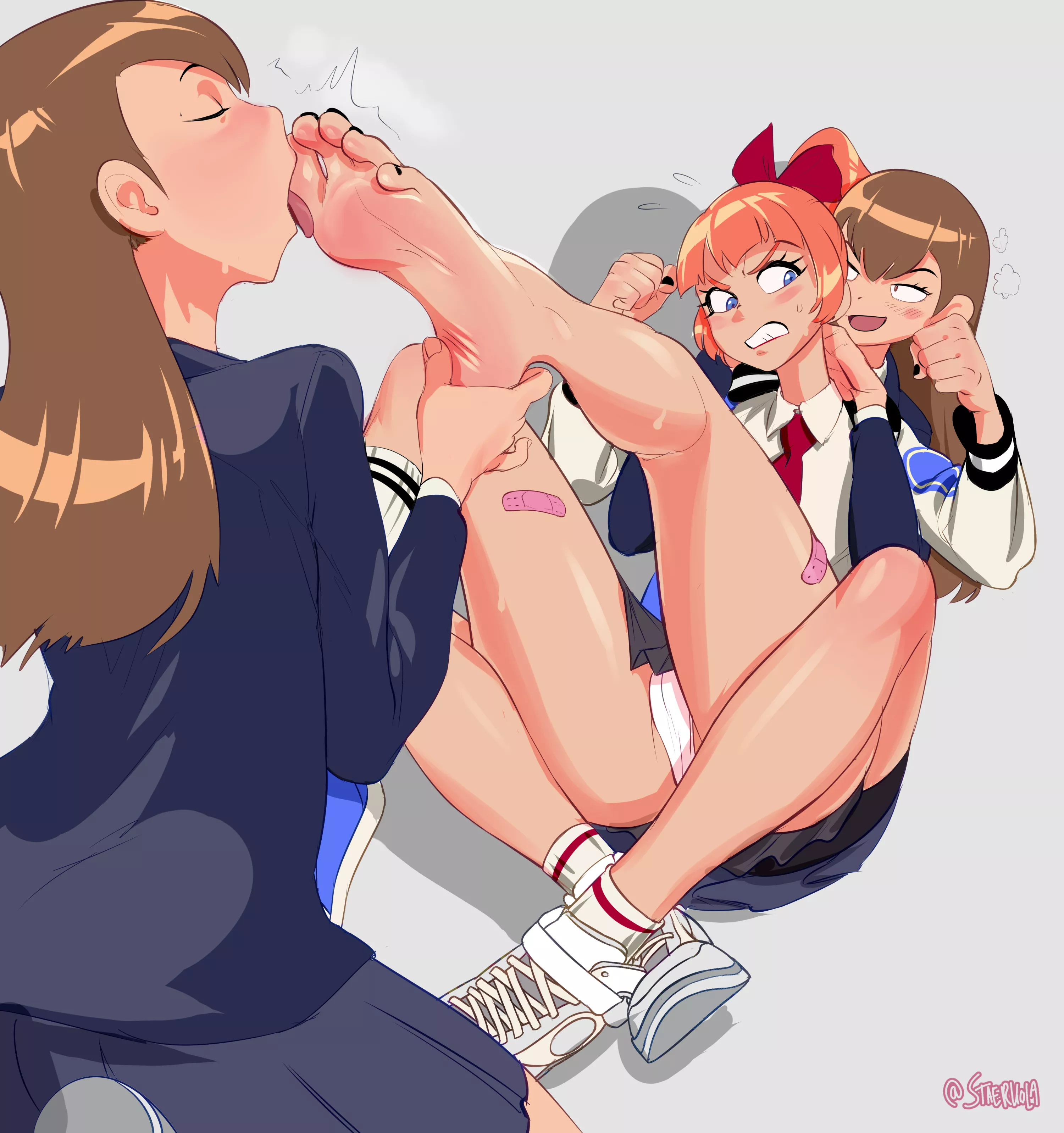 River City Girls [Artist: Staerk] posted by ComaOfSouls