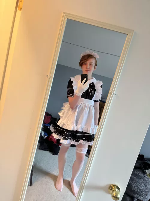 Second maid outfit, first one was pink and mid af by davidinthevill