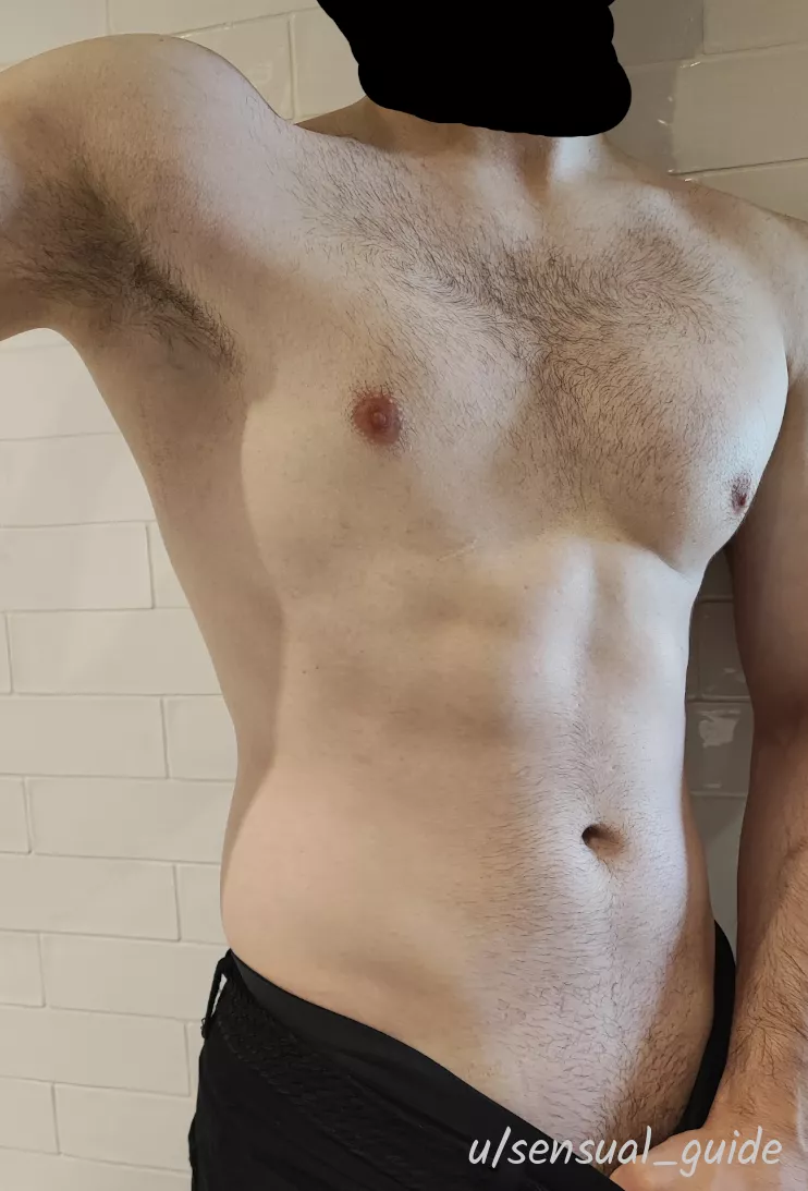 [27M] Back from a sweaty walk after work, ready to relax with just my jeans on for the evening posted by sensual_guide