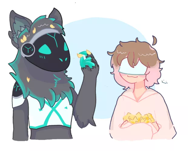 A drawing my gf did for me :3 by Suprem473