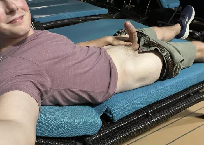 Chilling on the top deck of the cruise. Pms open by nomark1894