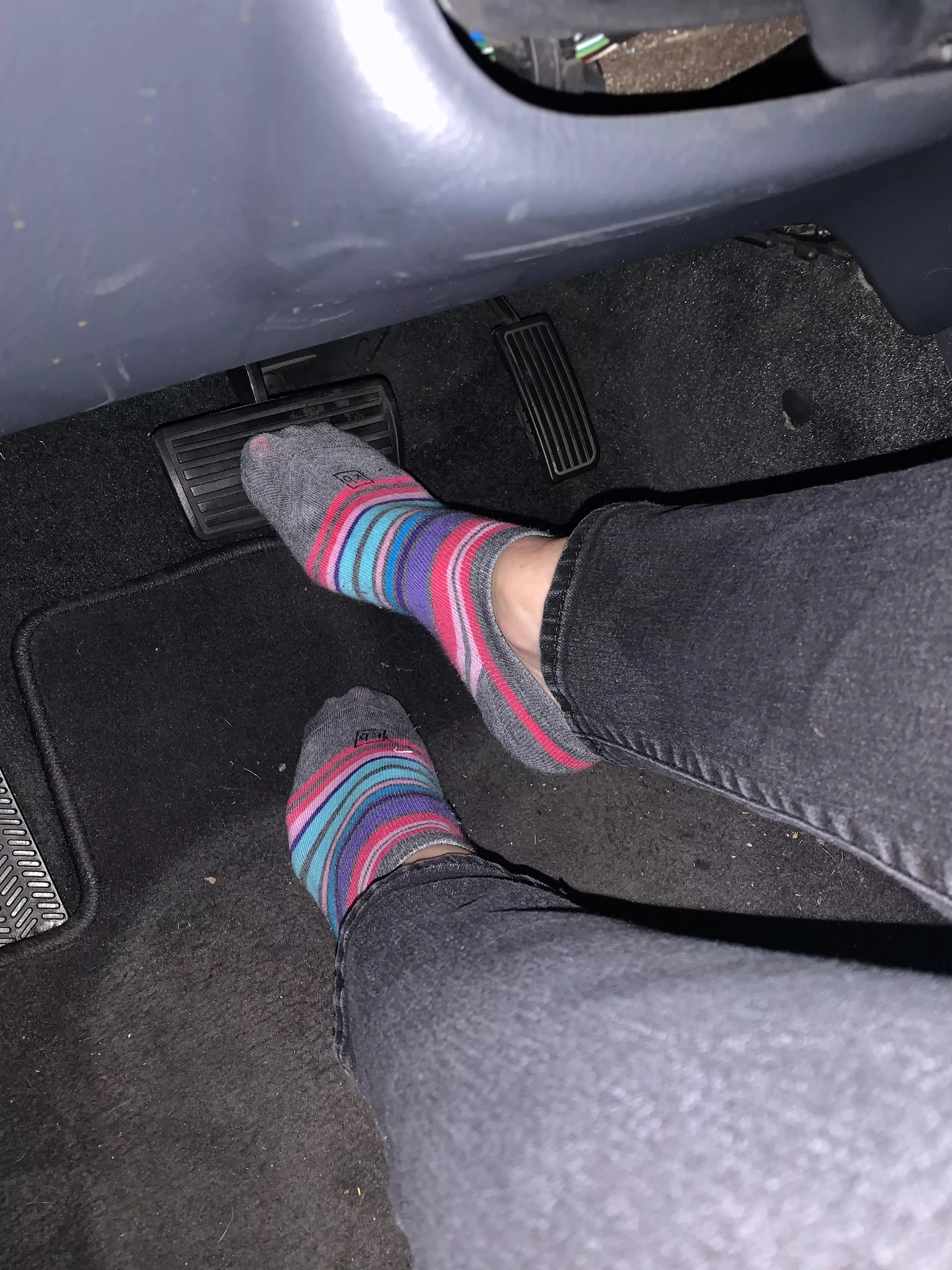 Felt so good to take my shoes off and go for a drive in these. posted by Ok_Gift_1925