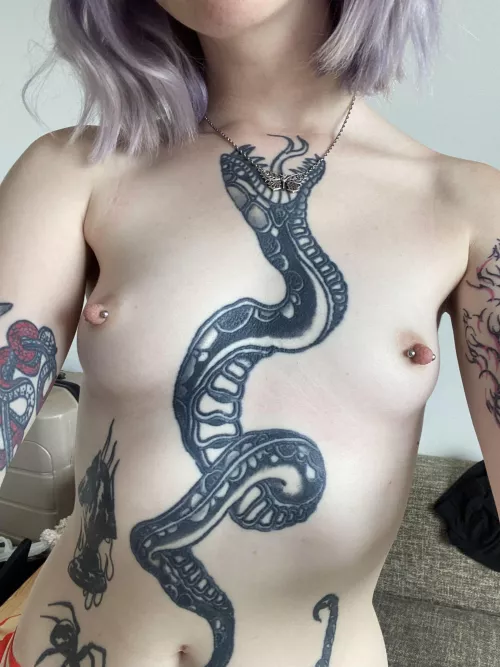 Guess where the snake ends... by Nearerthread