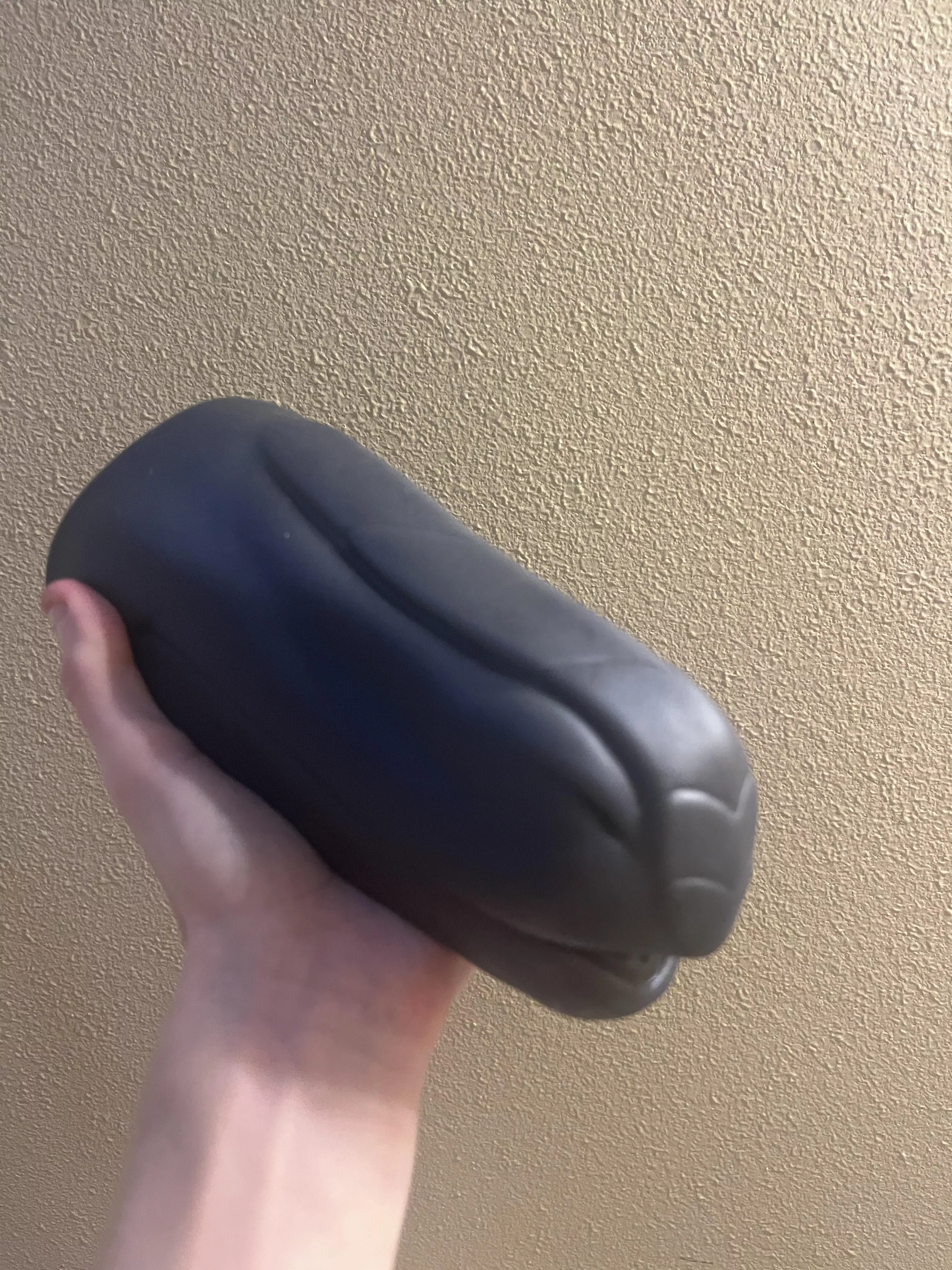 Here is my Janine Muzzle in Dark blue. So pretty and man does she feel good too! posted by Alistar302