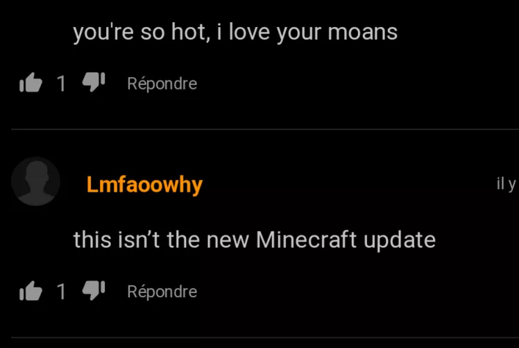 I think it's not the new minecraft uptade... by b0red_ash