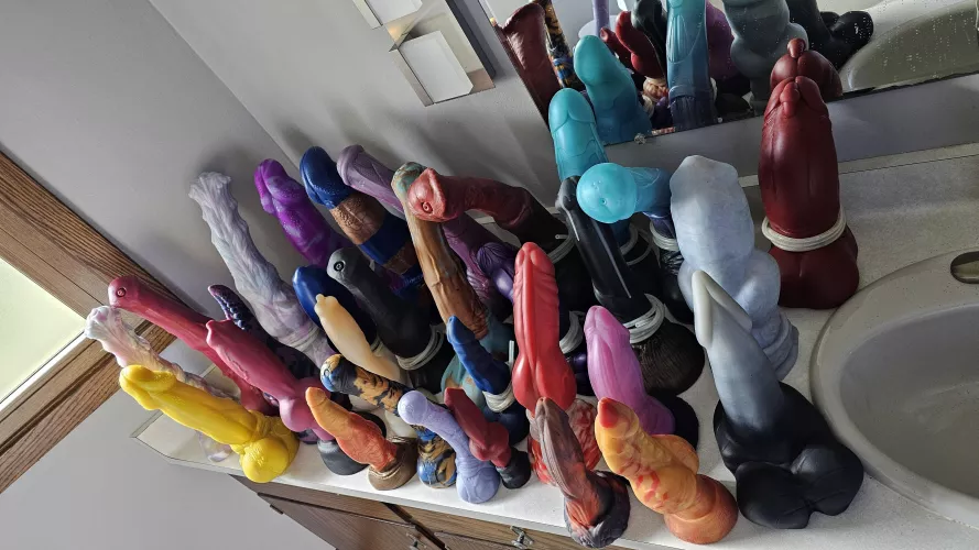 Rearranging the house so updated collection photo of just my BDs by EatMyDragons