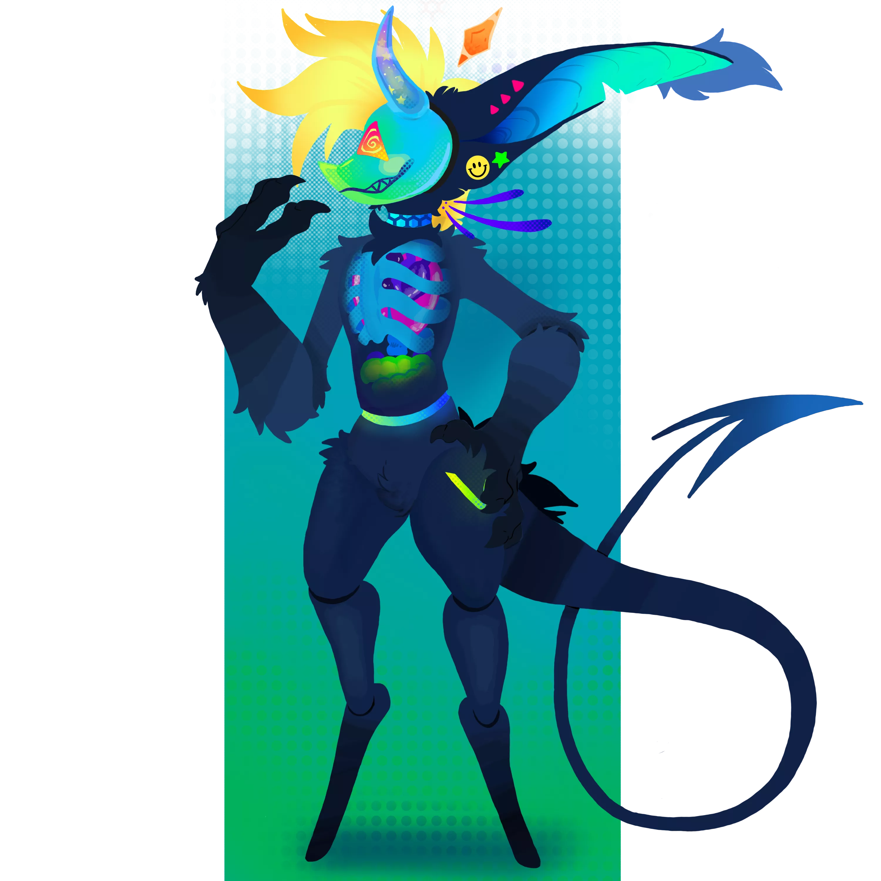 This is another of my Prizimix OCs, his name is Twisted Bass. He's actually Zero's Brother. [Guts warning: he has a see-through chest] The Prizimix Species belongs to me. posted by Zero-The-Prizimix