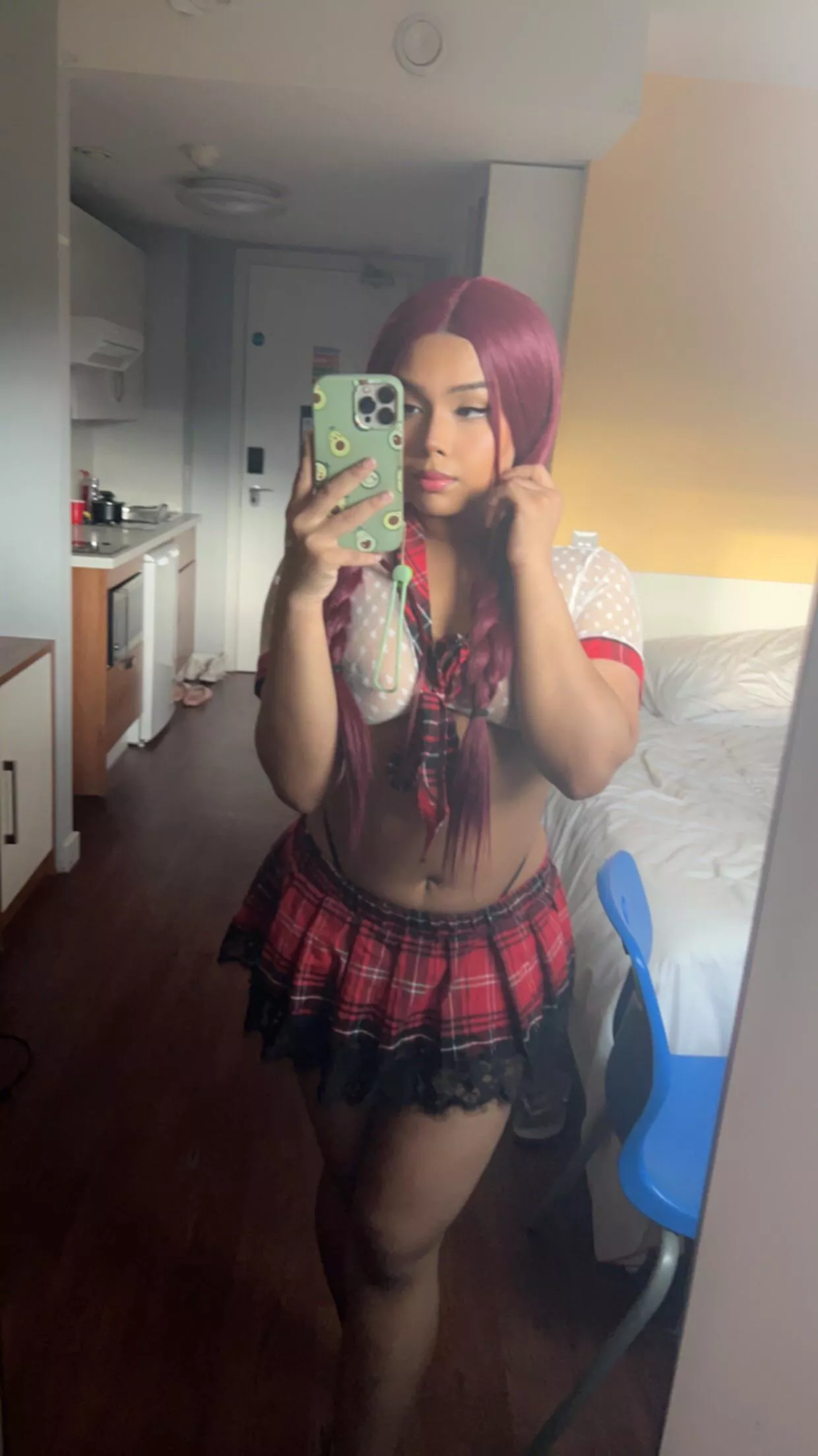 Ur favorite school girl x posted by bxbyxruru