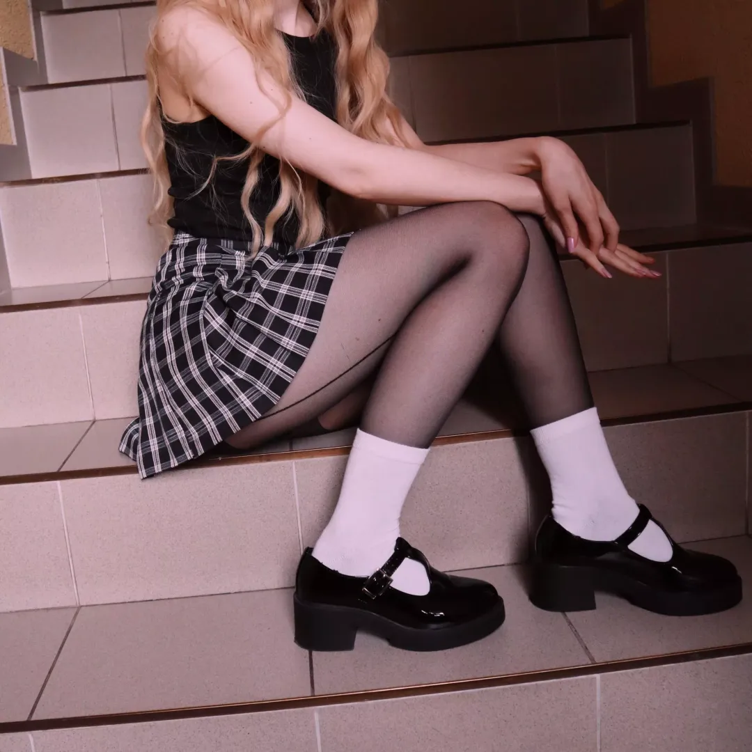 Would you mind me sitting there like a good schoolgirl waiting for you? by kayamorgen
