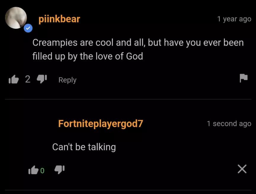 Your 100% correct Fortniteplayergod7 posted by Just_me_CY