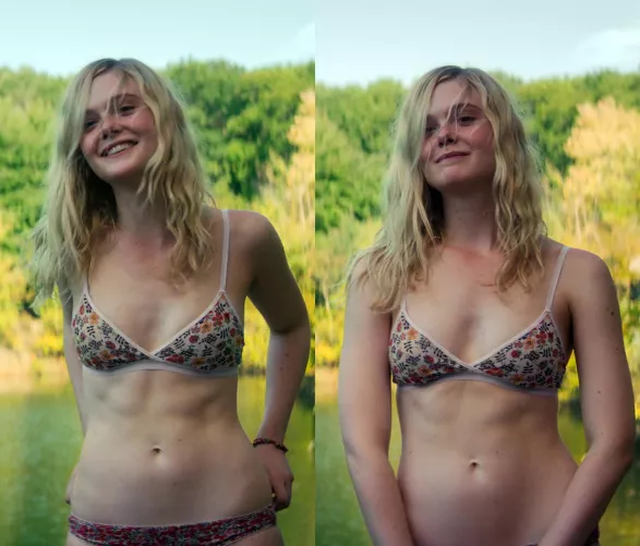 Elle Fanning is so cute with a tight body by Elfdani