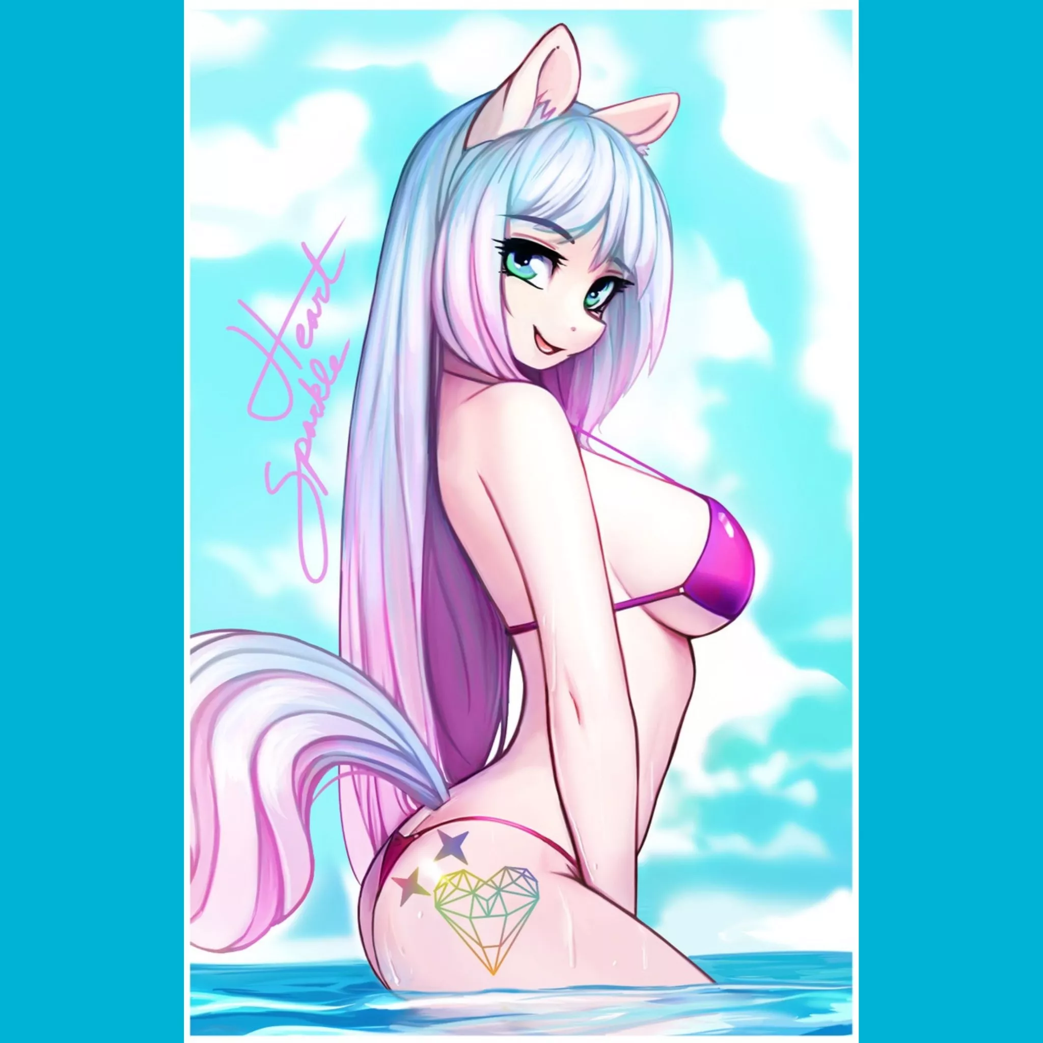 OC Heart Sparkle ✨ by me. posted by TheRocknR0llmartian