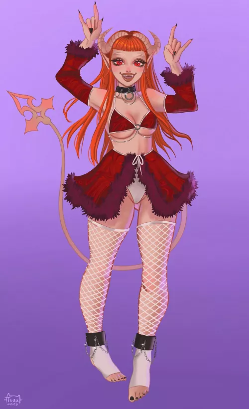 Persephone the Succubus wants to know what your character would do to/with her. by bugbear8308