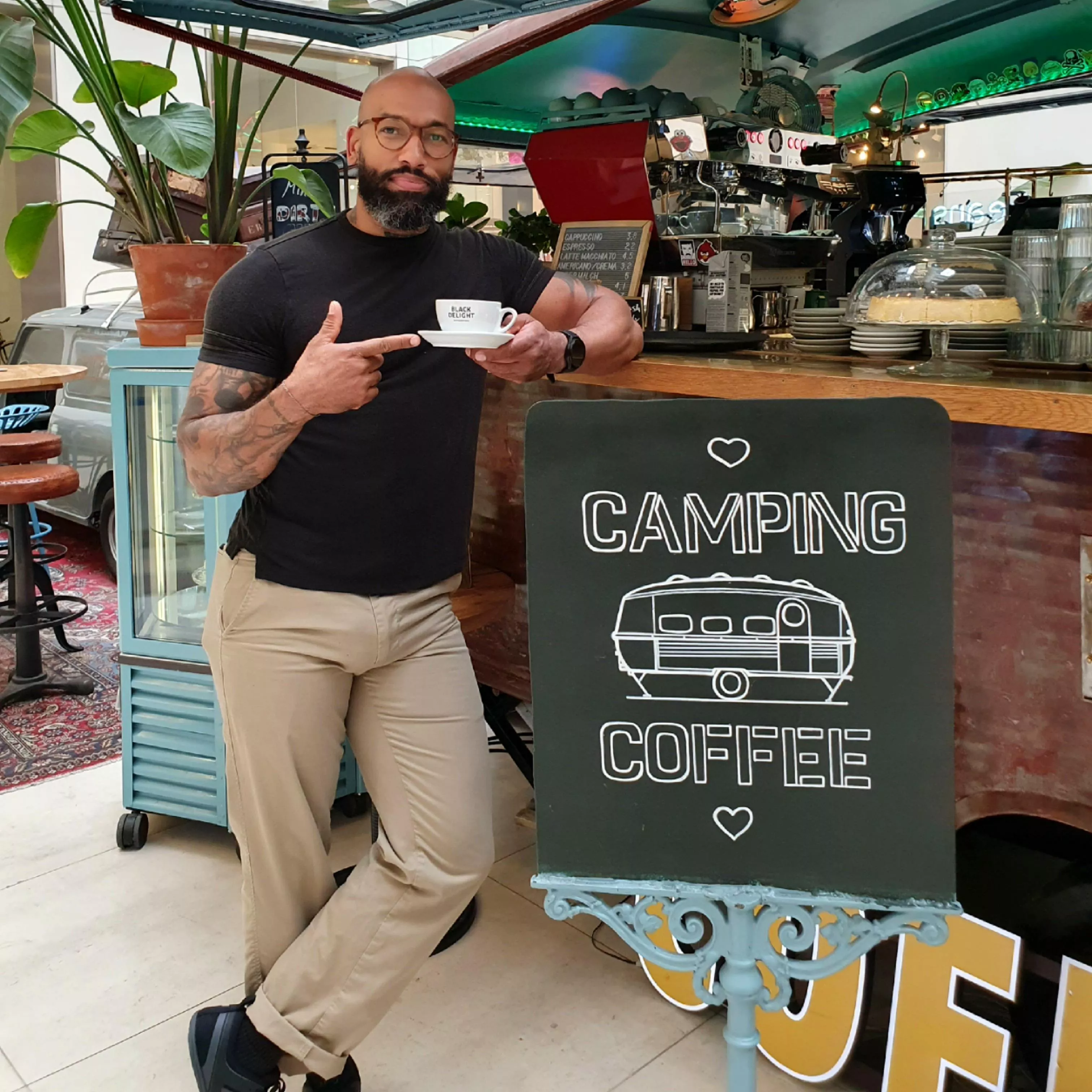 The coffee was called Black Delight 😂 posted by TheRoyalTourist