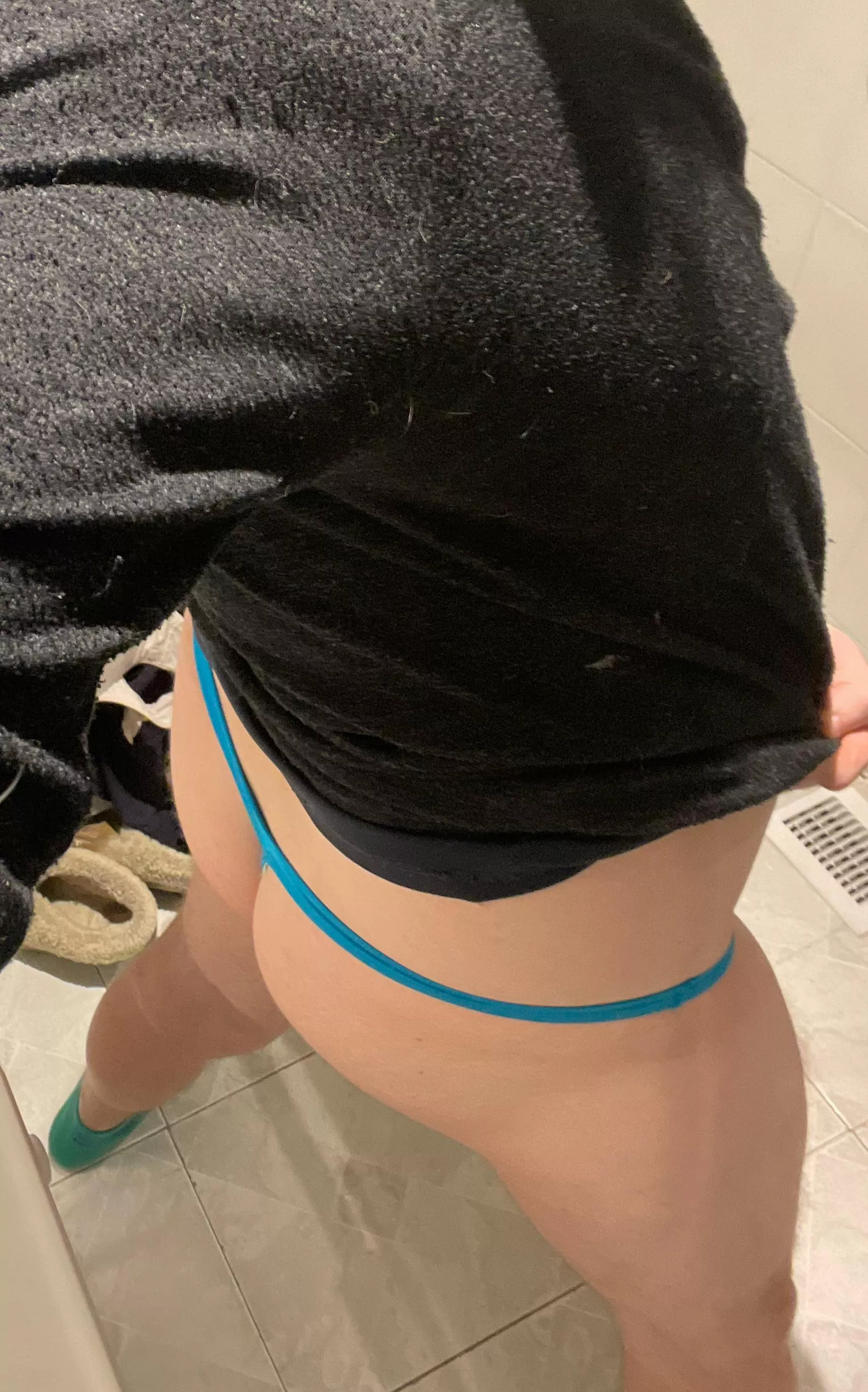 What would you do if you walked in on me like this? posted by mdblanken