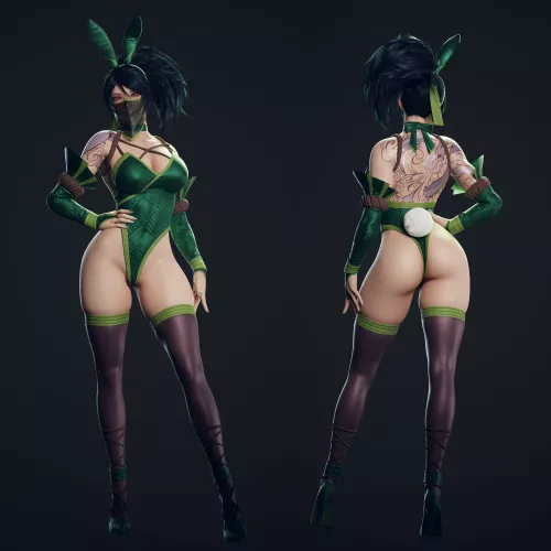 Battle Bunny Akali (RyanReos) by ThighEclipse