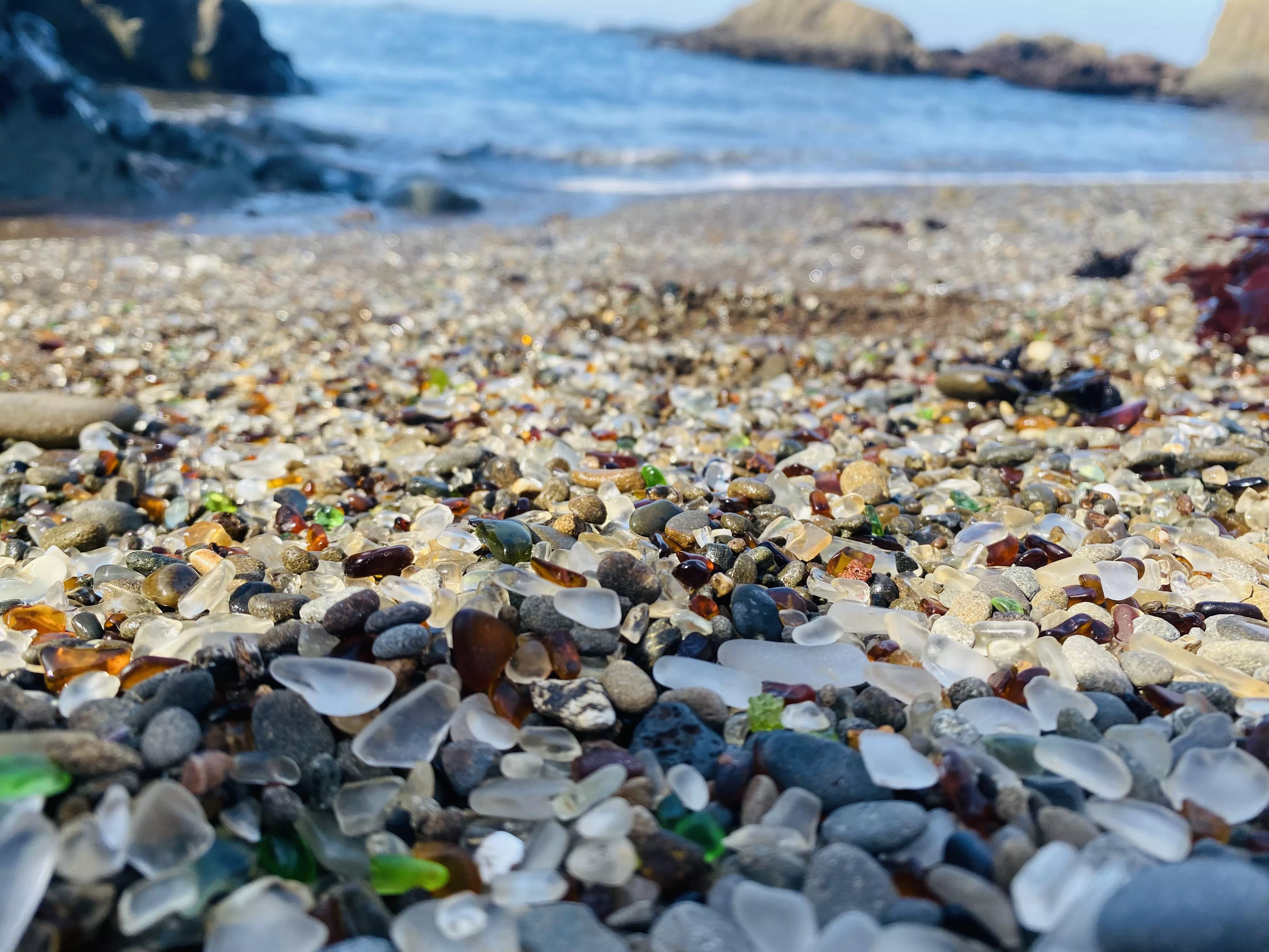 Glass beach in California posted by teatsfortots