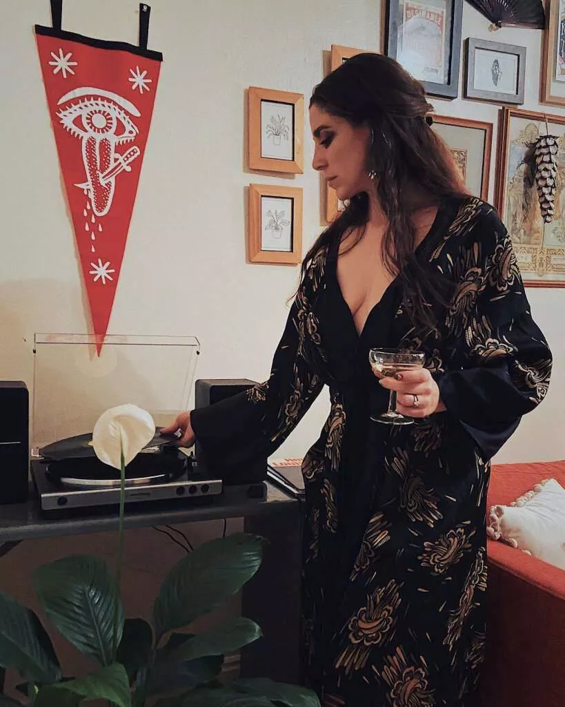 In my original vintage 1920's flapper dressing robe posted by PrettySadieReed