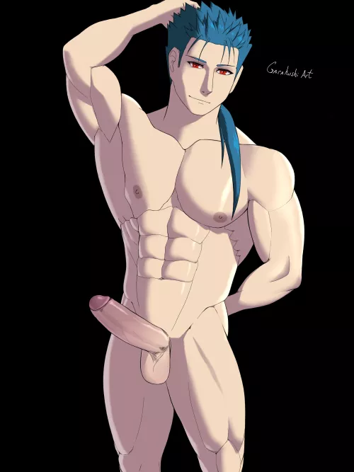 Lancer from Fate series I just made, check other versions on my twitter profile :> [@GarakushiArt] by Nyhlathak