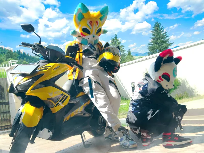 Meanwhile, in Japan (@Kurarifox on Twitter) by Dragoniel