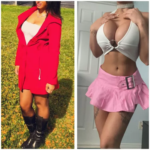 (OC) 11 year difference and my outfit for the Barbie movie. Feel so much better! by femmeparallel