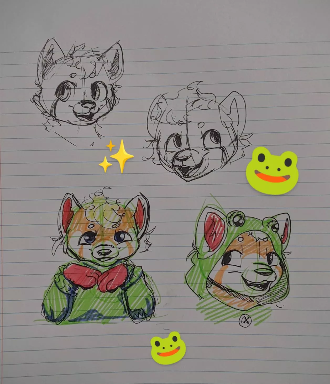 Pen n marker doodles while I render stuff! posted by StoreyStories