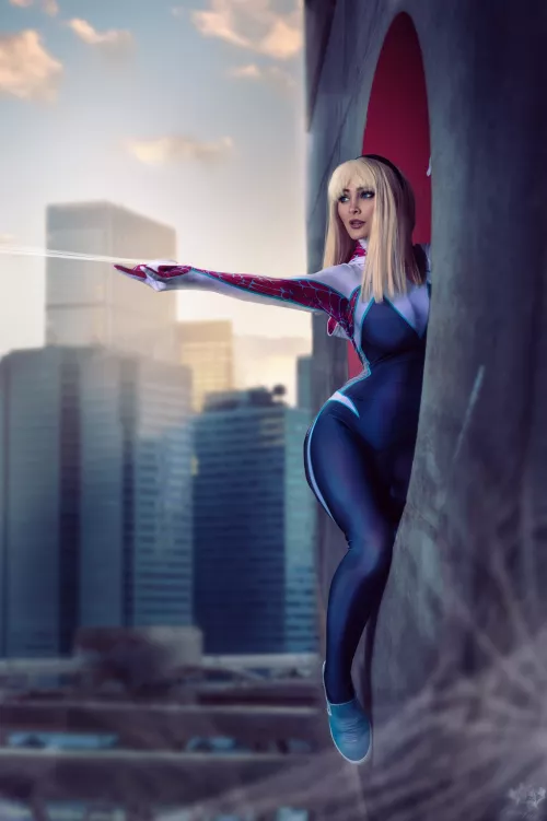 SpiderGwen (By liiensue) by Sith_Vegeta