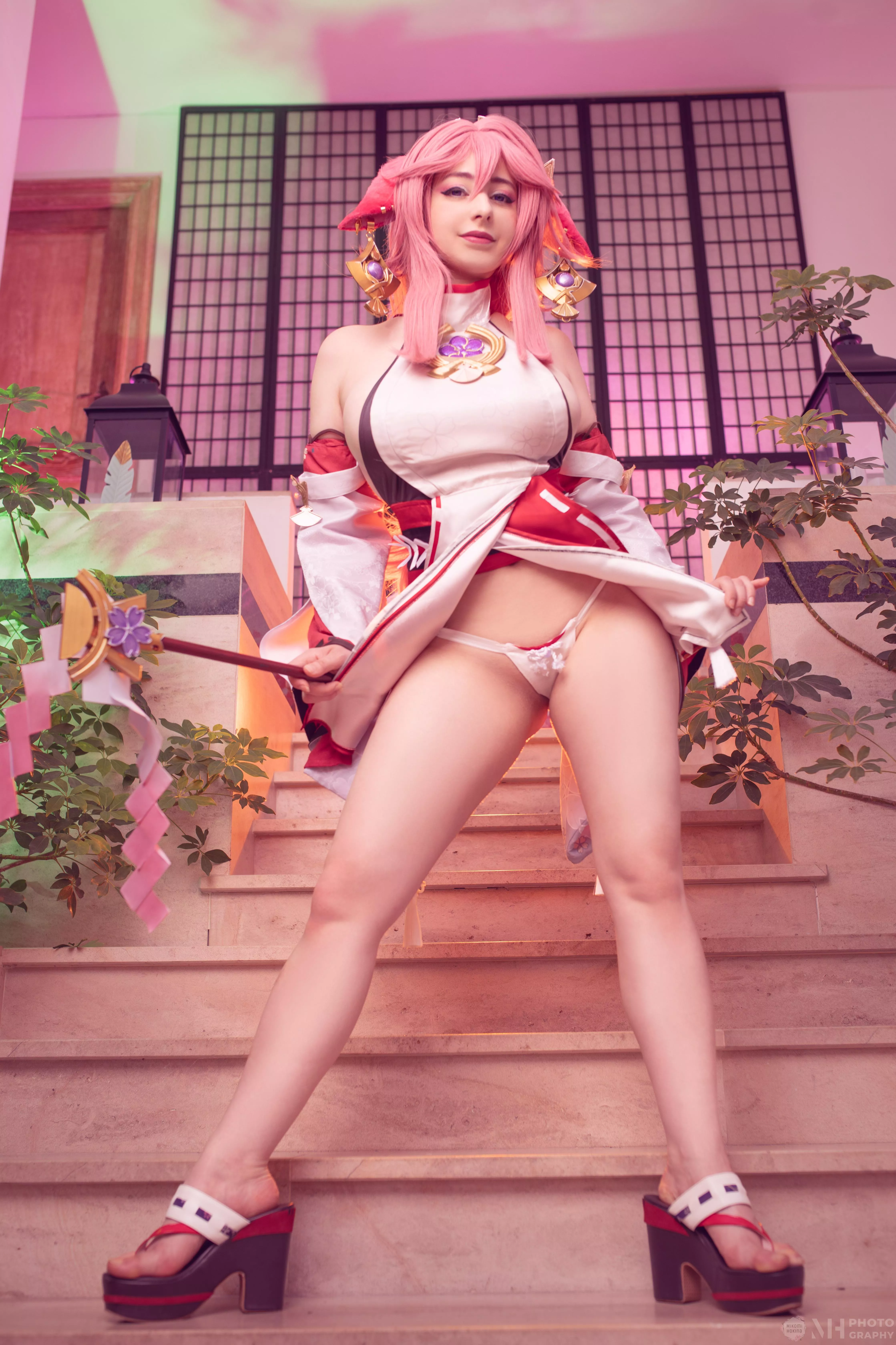 Yae Miko (Genshin Impact) by Mikomi Hokina posted by gabanviii