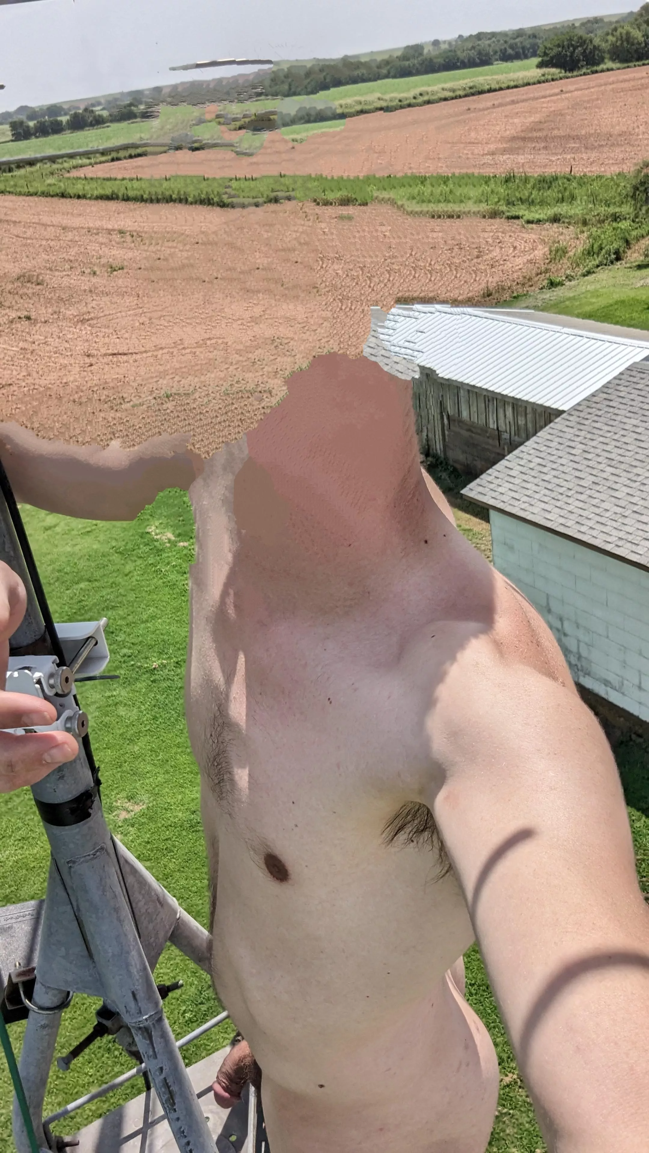 Had to climb the tower and fix the antenna to post this. posted by Poosec