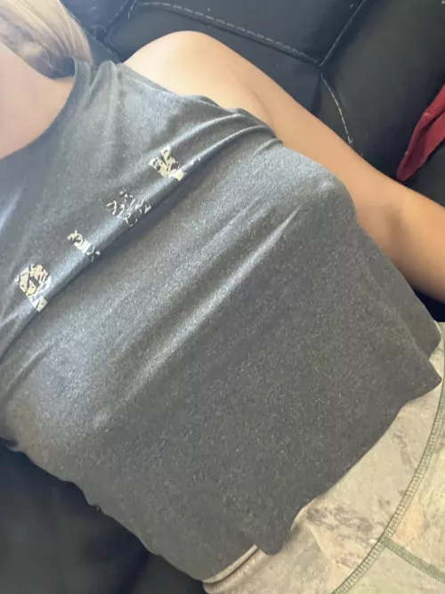 Had to take off the bra after the gym! by Blondiemommy94