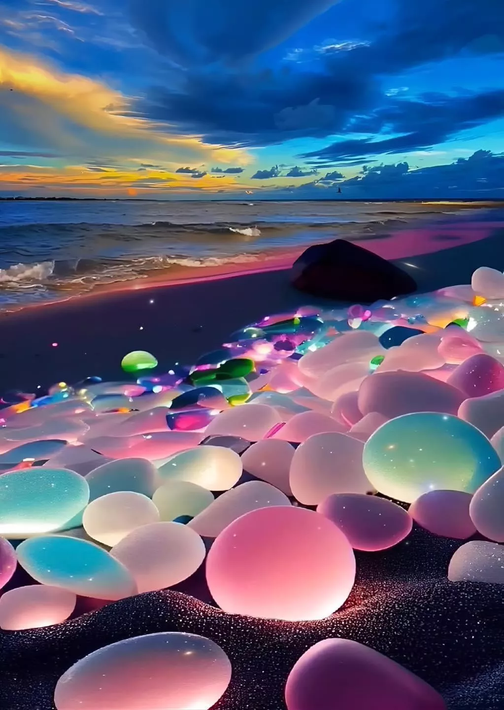 Incredible beach 😍 posted by lamatamimi