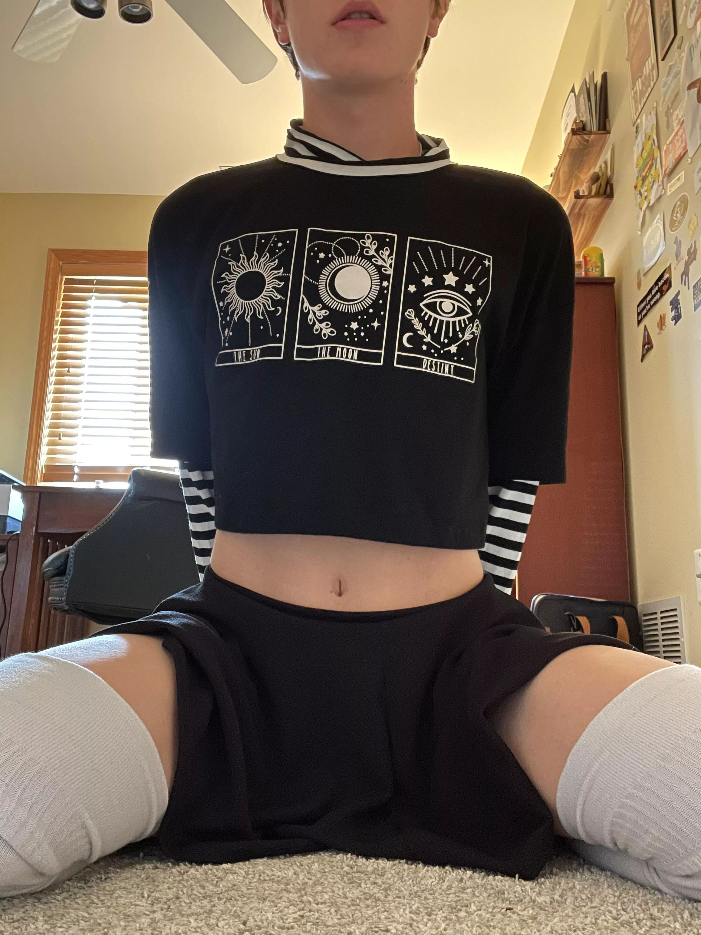 One more crop top! What do you think of the front angle 😁? posted by NectarineFit9673