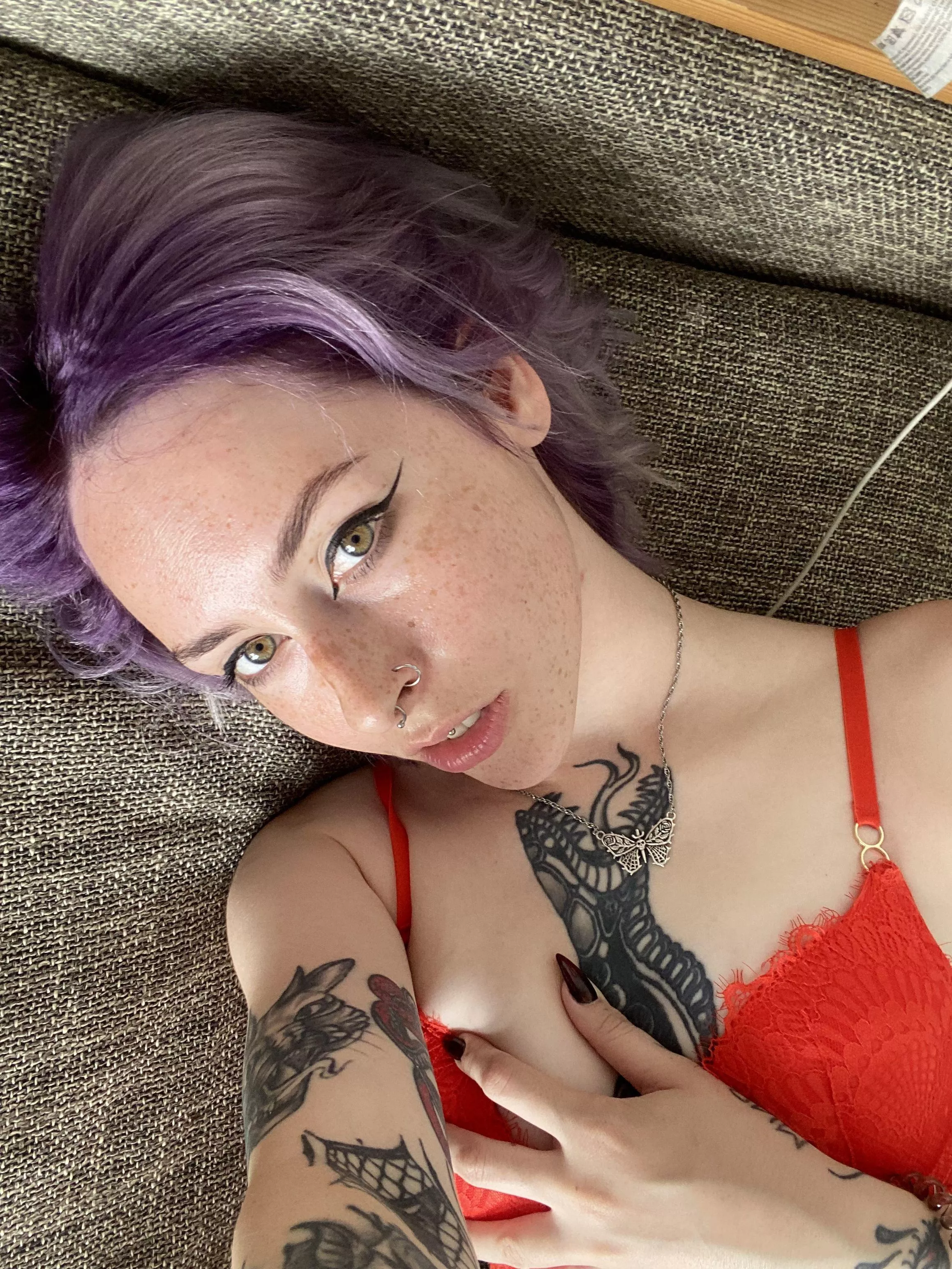 Want to dive into my passion-filled purple world? posted by Nearerthread