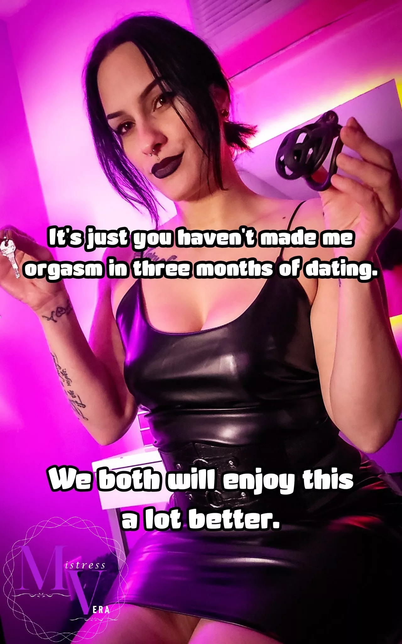 You know it's where you belong. posted by MistressVeraOfficial